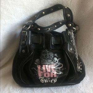 Juicy Couture Black Hobo Bag
